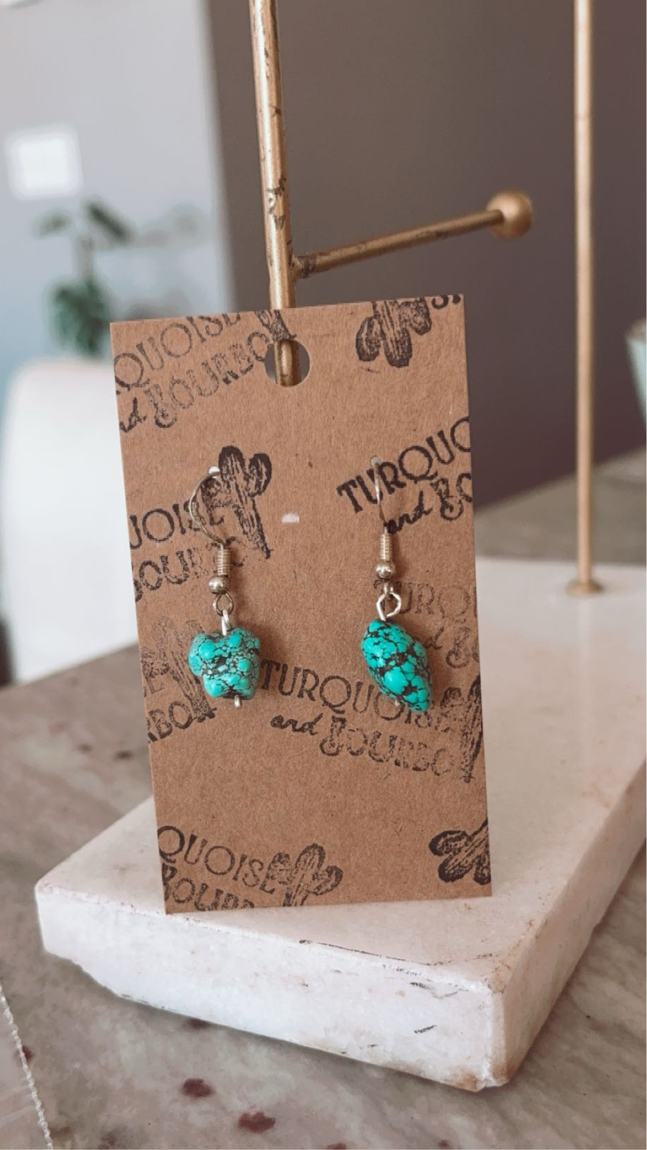 Turquoise earrings