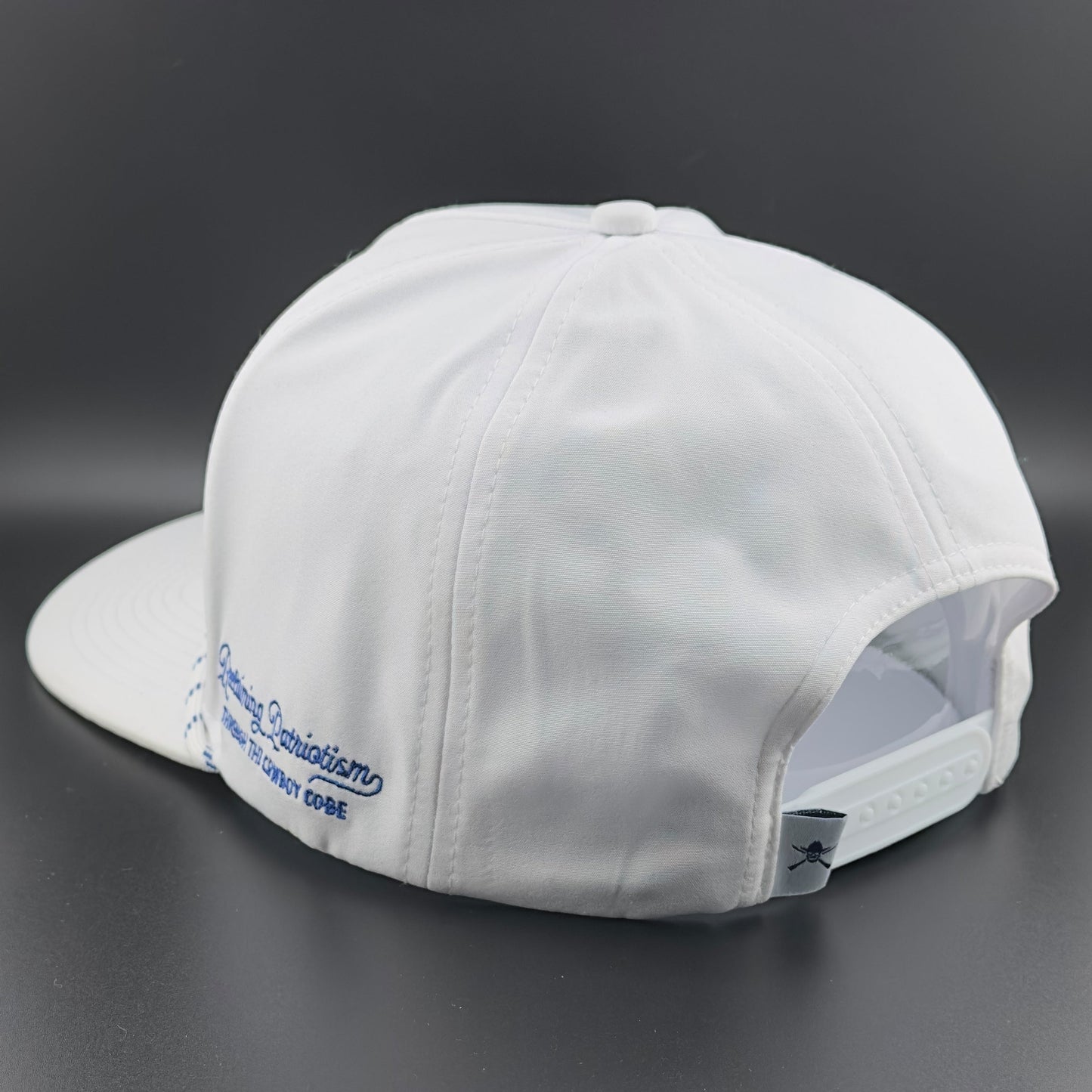 “Lightning" Logo - 5-panel Performance Hat - White