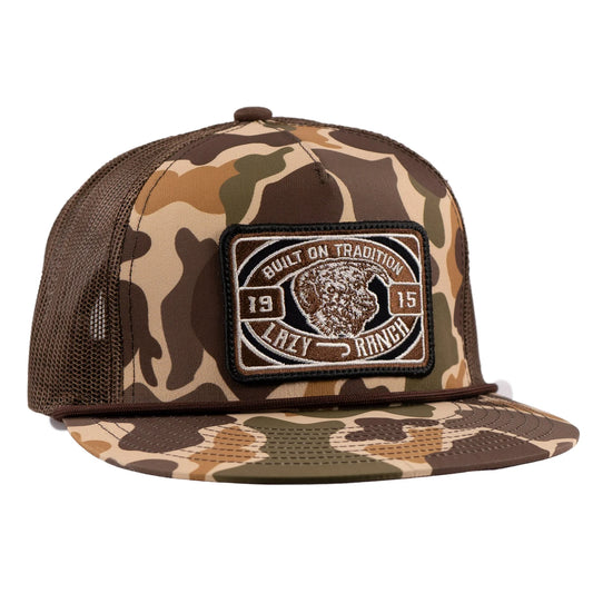 Lazy J Camo Trucker Hat
