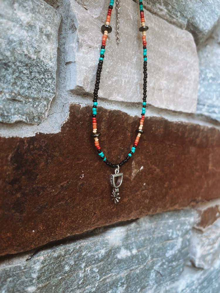 The Western Beaded Spur Choker