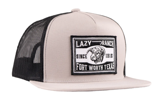 Lazy J Silver Grey & Black