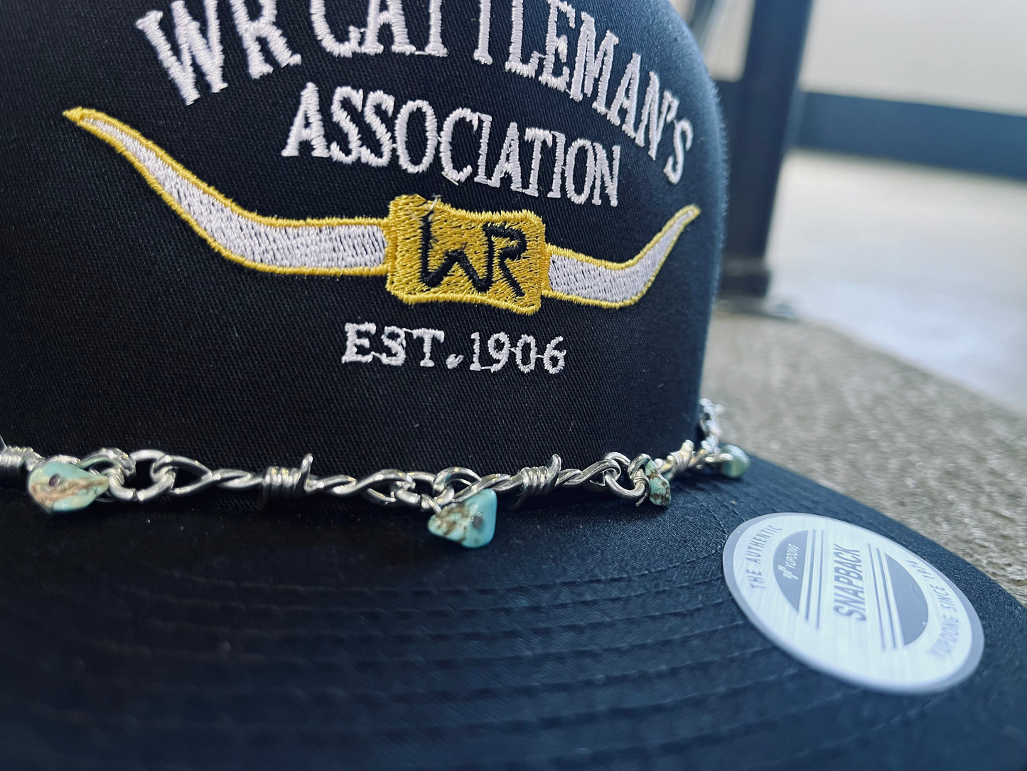 Barbed Wire Trucker Hat Chain