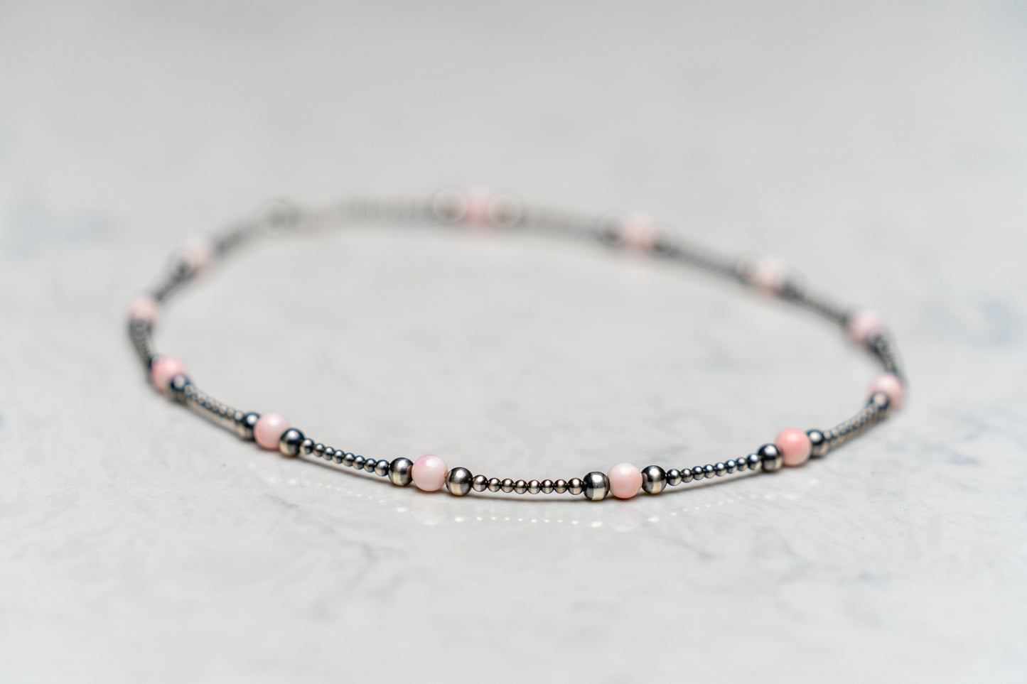 Sterling bloom necklace