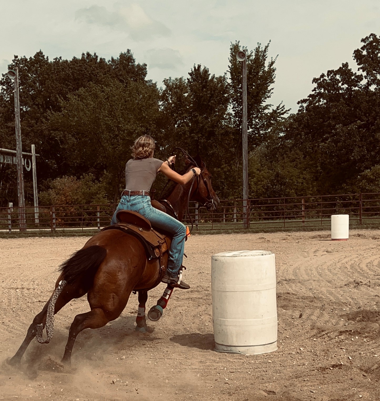 Barrel Betty Dot Ace Ring