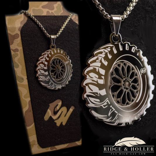 Bud's - Stainless Steel Necklace and Pendant