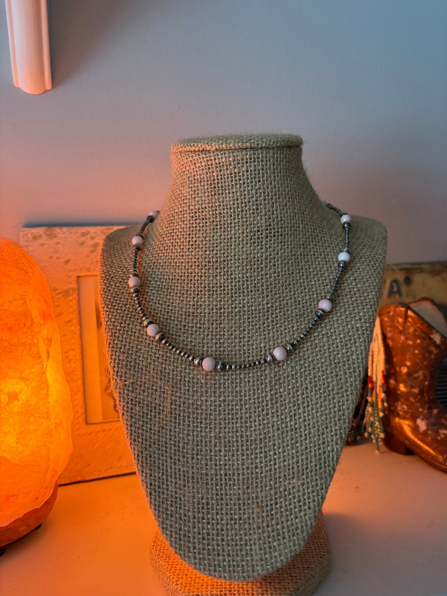 Sterling bloom necklace