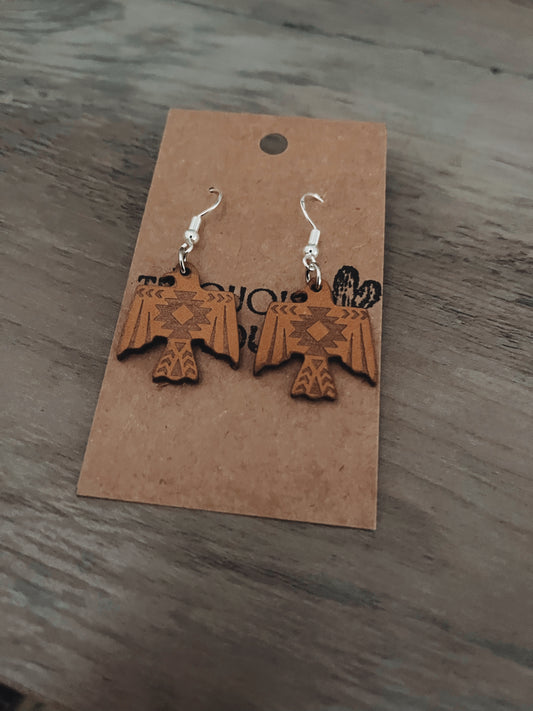 Thunder bird earrings